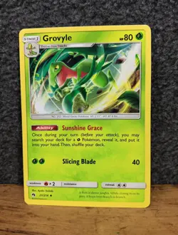 Pokemon Card Grovyle Lost Thunder Uncommon 21/214 Game Trading Collector - Image 1