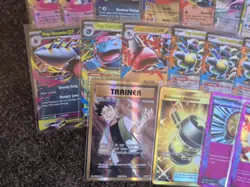 Pokemon Mega Ex, Full Arts Holo Card Lot 28 Cards Total Tcg - Image 4