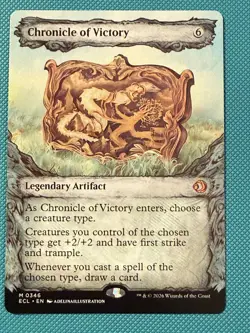 Mtg ECL Lorwyn - Showcase - Chronicle of Victory - NM - Image 1