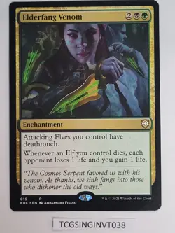 Elderfang Venom NM Free Shipping in Canada !! - Image 1