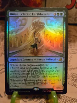 MTG Bumi, Eclectic Earthbender Avatar: The Last Airbender: Eternal-Legal Foil NM - Image 1