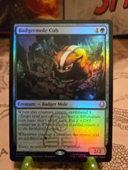 MTG Badgermole Cub Avatar: The Last Airbender Foil Mythic NM - Image 1