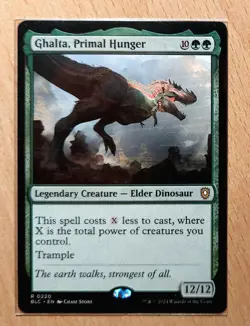 Mtg Magic: Ghalta der Urhunger, Primal Hunger, English, Top Dinosaurier - Image 1