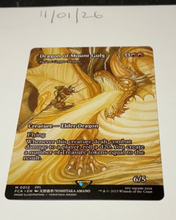 Magic the Gathering MTG Dragon of Mount Gulg (Ancient Copper Dragon x1 Card NM/M - Image 1