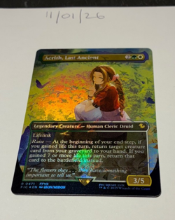 Magic the Gathering MTG Aerith, Last Ancient x1 Chocobo Track FOIL Card NM/M - Image 1