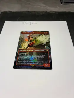 Magic the Gathering MTG Yuffie, Materia Hunter x1 Chocobo Track FOIL Card NM/M - Image 4
