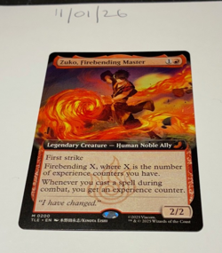 Magic the Gathering MTG Zuko, Firebending Master x1 Mythic Extended Card NM/M - Image 1