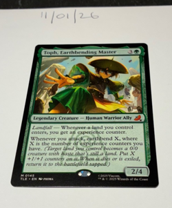 Magic the Gathering MTG Toph, Earthbending Master x1 Mythic Card NM/M Avatar - Image 1