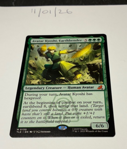 Magic the Gathering MTG Avatar Kyoshi, Earthbender x1 Mythic Card NM/M Avatar - Image 1