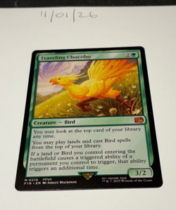 Magic the Gathering MTG Traveling Chocobo x1 Mythic Card NM/M - Image 1