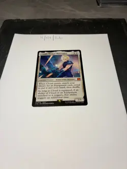 Magic the Gathering MTG Cloud, Midgar Mercenary x1 Mythic Card NM/M Final - Image 3