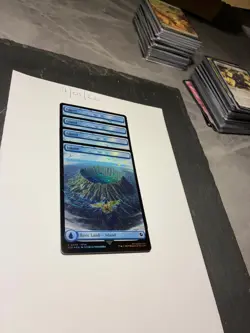 Magic the Gathering MTG Island Full Art x4 Land Chocobo Track FOIL Cards NM/M - Image 2