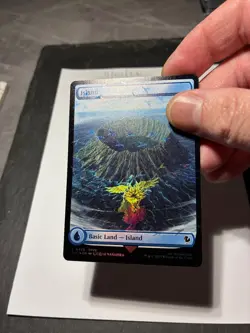 Magic the Gathering MTG Island Full Art x4 Land Chocobo Track FOIL Cards NM/M - Image 4