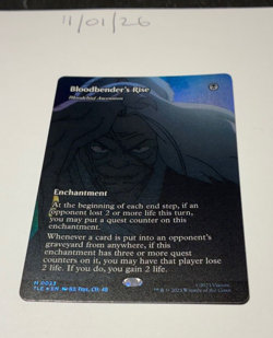 Magic the Gathering MTG Bloodbender's Rise (Bloodchief Asc B'less FOIL Card NM/M - Image 1