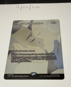 Magic the Gathering MTG Imprisoned in the Moon x1 Borderless Card NM/M Avatar - Image 1