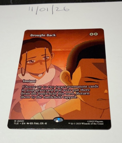 Magic the Gathering MTG Brought Back x1 Borderless Card NM/M Avatar - Image 1