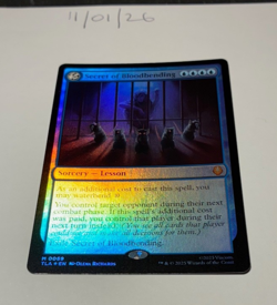 Magic the Gathering MTG Secret of Bloodbending x1 Mythic FOIL Card NM/M Avatar - Image 1