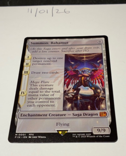 Magic the Gathering MTG Summon: Bahamut x1 Mythic Card NM/M Final - Image 1
