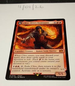 Magic the Gathering MTG Clive, Ifrit's Dominant x1 Mythic Card NM/M Final - Image 1