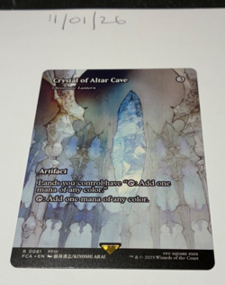 Magic the Gathering MTG Crystal of Altar Cave (Chromatic Lantern) x1 Card NM/M - Image 1