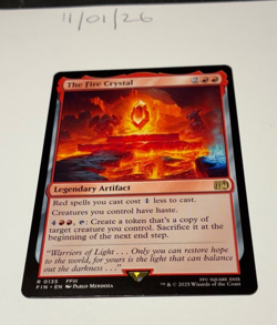 Magic the Gathering MTG The Earth Crystal x1 Rare Card NM/M Final - Image 1