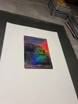 Magic the Gathering MTG Fishing Gear x1 Borderless FOIL Card NM/M - Image 2