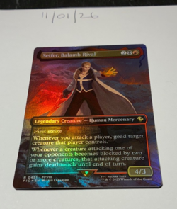 Magic the Gathering MTG Seifer, Balamb Rival x1 Borderless FOIL Card NM/M - Image 1