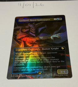 Magic the Gathering MTG Garland, Royal Kidnapper x1 Borderless FOIL Card NM/M - Image 1