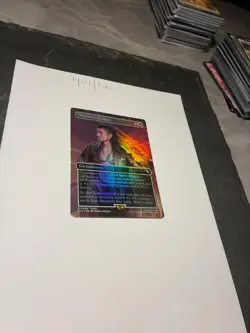 Magic the Gathering MTG Warrior's Resolve x1 Borderless FOIL Card NM/M - Image 2