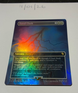 Magic the Gathering MTG Fated Clash x1 Borderless FOIL Card NM/M - Image 1