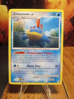 2007 Pokemon Mysterious Treasures Croconaw #44 Extremely LP - Image 1