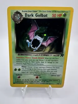 Dark Golbat Holo 7/82 - Team Rocket - Vintage - Pokemon TCG - Image 1