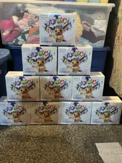 Pokemon TCG Prismatic Evolutions Elite Trainer Box ETB X10/Case opened-read DESC - Image 1