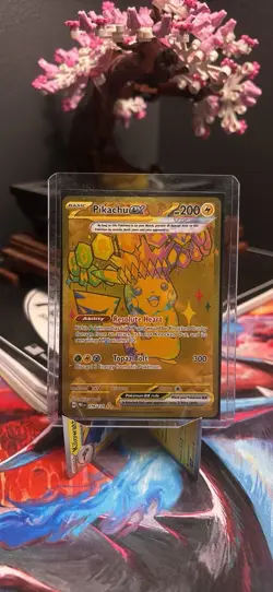 Pokemon Pikachu ex #179/131 Sv: Prismatic Evolutions Hyper Rare Holo Full Art - Image 1