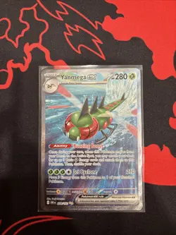 Pokemon TCG Destined Rivals Yanmega EX Holo Special Illustration Rare 228/182 - Image 1