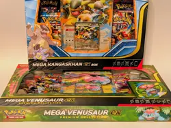 Pokemon TCG Mega Venusaur ex Premium Collection / Mega Kangaskhan ex Box COMBO - Image 3