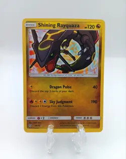 Shining Rayquaza 56/73 Shining Legends Pokemon Holo NM PACK FRESH MINT RARE NICE - Image 1