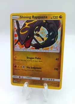 Shining Rayquaza 56/73 Shining Legends Pokemon Holo NM PACK FRESH MINT RARE NICE - Image 3