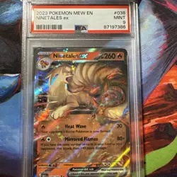 🔥Ninetales ex 038/165🔥Holo English Pokemon 151 💎PSA 9 Mint💎 - Image 1