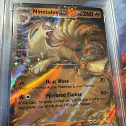 🔥Ninetales ex 038/165🔥Holo English Pokemon 151 💎PSA 9 Mint💎 - Image 2