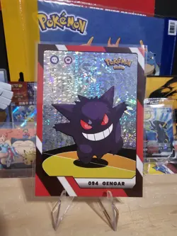 2025 Pokemon Kanto Full House - Cracked Silver Holo - Gengar #094 - Image 2