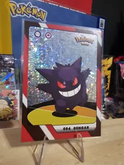2025 Pokemon Kanto Full House - Cracked Silver Holo - Gengar #094 - Image 3
