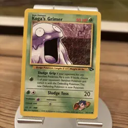 Koga's Grimer - 78/132 Gym Challenge - Pokemon TCG - 2000 - Image 1