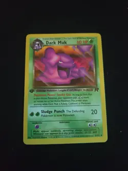 [NM] 2000 Pokemon Team Rocket Dark Muk 1st Edition #41/82 Uncommon - Image 1
