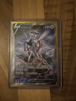 Pokemon TCG Arceus V 166/172 Alt Art Brilliant Stars - NM - Image 1