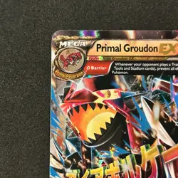 Primal Groudon EX 86/160 Holo Rare EX Primal Clash Pokemon Lightly Played - Image 3