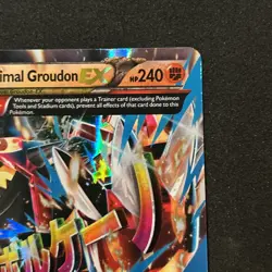 Primal Groudon EX 86/160 Holo Rare EX Primal Clash Pokemon Lightly Played - Image 4