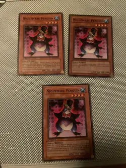 RDS EN010 & GLD1 3X NIGHTMARE PENGUIN Yugioh LP - Image 1
