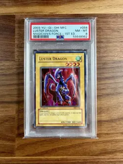 PSA 8 YU-GI-Oh! Luster Dragon MFC-058 1st Edition Magician's Force NM-MINT - Image 1