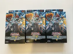 YUGIOH 1ST ED MECHANIZED MADNESS STRUCTURE DECK X3 FACTORY SEALED NEW - Image 1